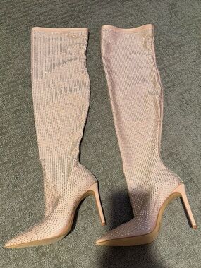 Aldo over the knee Rhinestone Stiletto Boots
